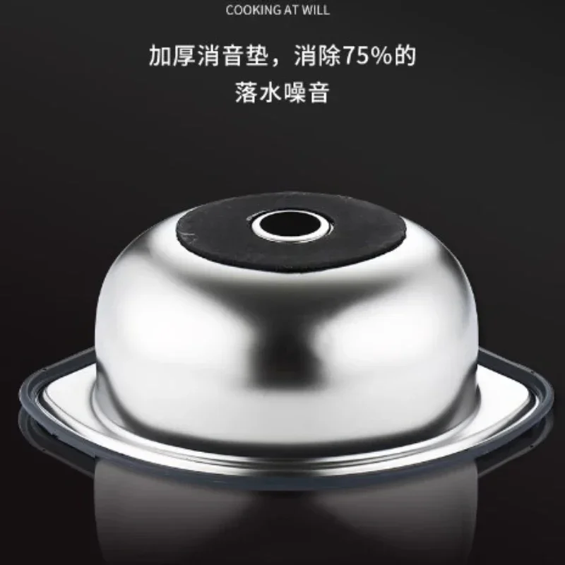 Kitchen Vegetable Washing Sink Bathroom Wash Basins Single Bowl Stainless Steel Triangle Wall-mounted Basin Corner for Kitchen Bathroom