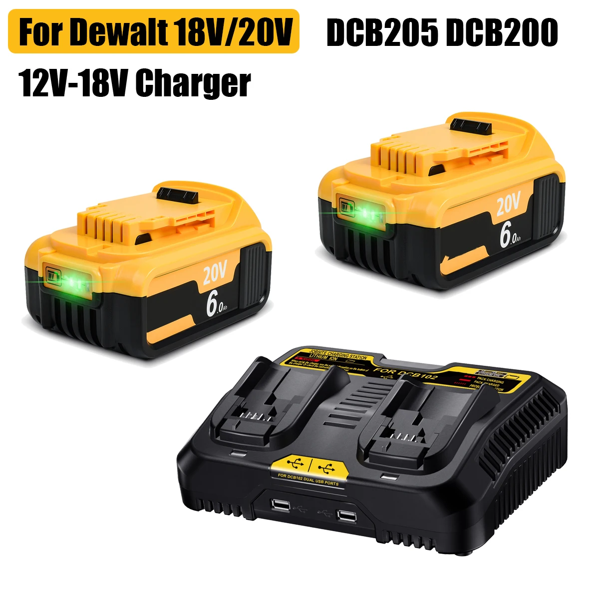 Positive Negative Dewalt 20v Battery - 18v/20v 6.0ah Li-ion - Aliexpress