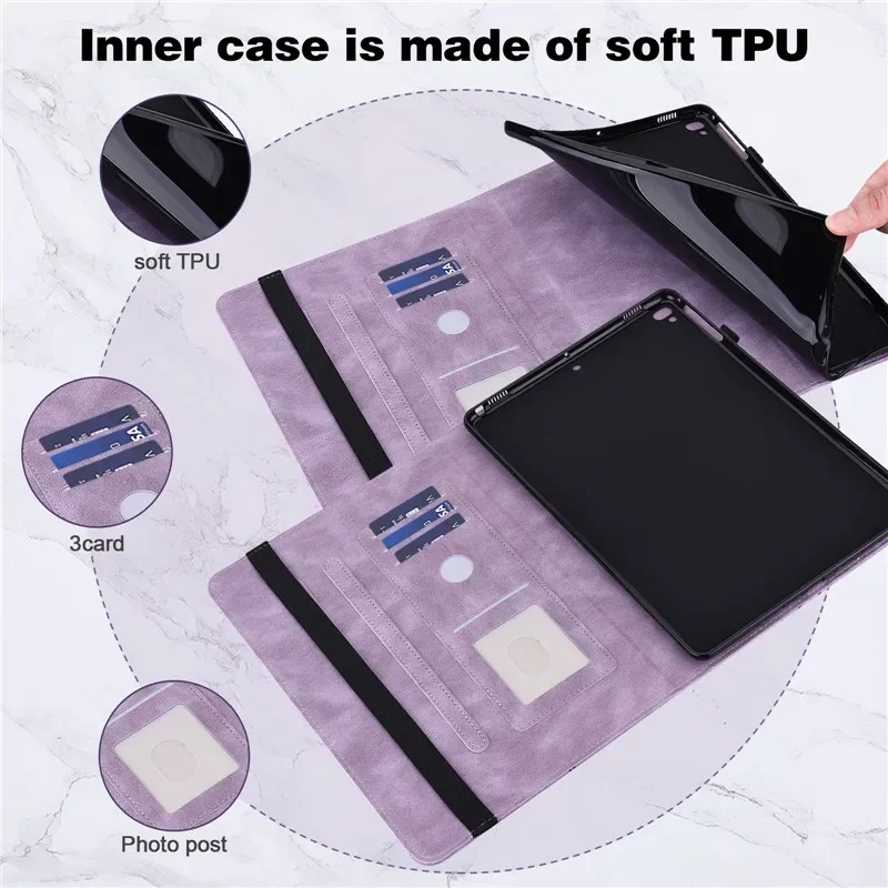 Soft Tpu Back Case para Xiaomi Redmi Pad se Linda Flor e Borboleta Capa em Relevo para Crianças 11 2023 - Imagem 3