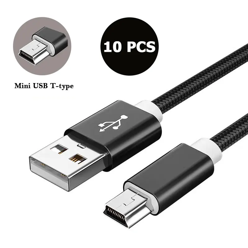 Compact High-Speed Mini USB to USB Data and Charging Cable - 1M/2M Length