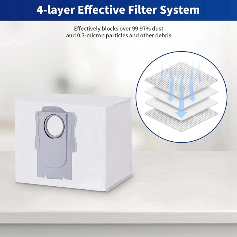 

For Roborock S8 Pro Ultra Main Side Brush Hepa Filter Mop Dust Bag Vacuum Cleaner Accessories Kit