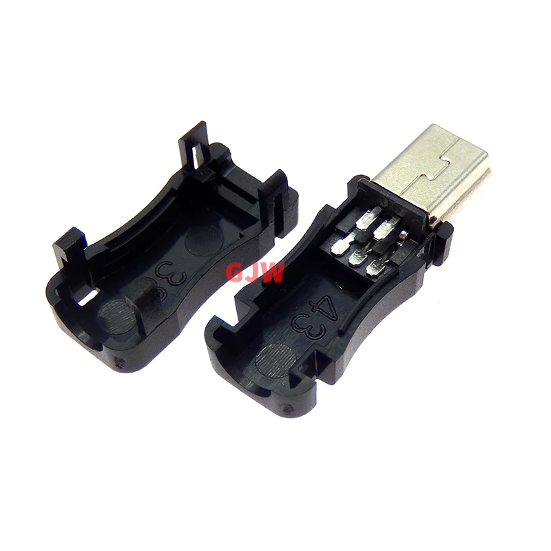 USB Buchse Typ Mini (5-polig) 90° abgewinkelt USB 2.0 Einbaubuchse SMD SMT