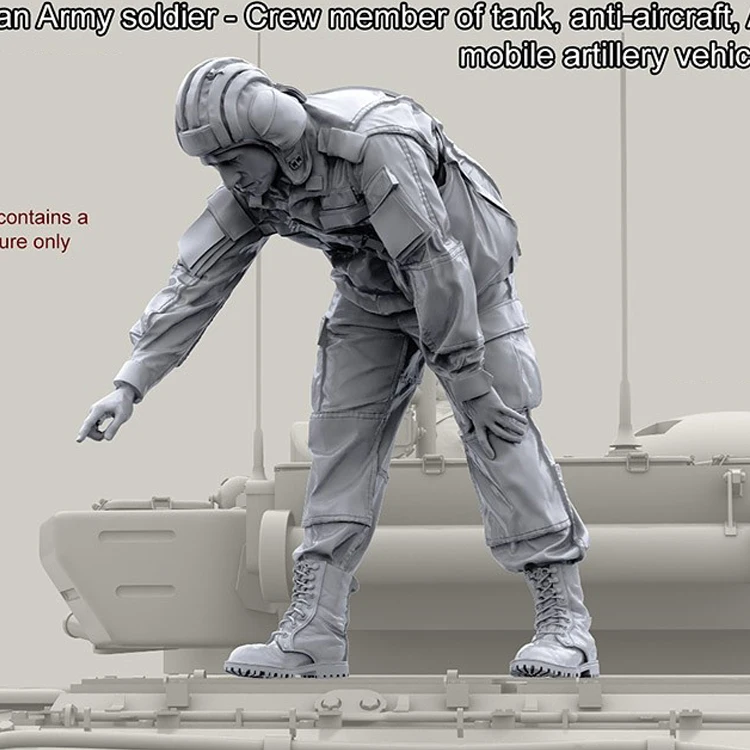 

Модель из смолы 1/35, фигурка солдата GK, российский армейский солдат, военная тема, несобранный и Неокрашенный комплект