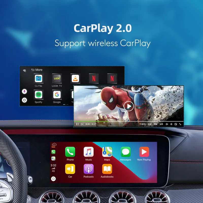   ī÷ Miudrive Ƽ̵ ڽ 2 + 8G, HDMI, USB, Tik Tok, Netflix, Ʃ, ƿ, , ٰ