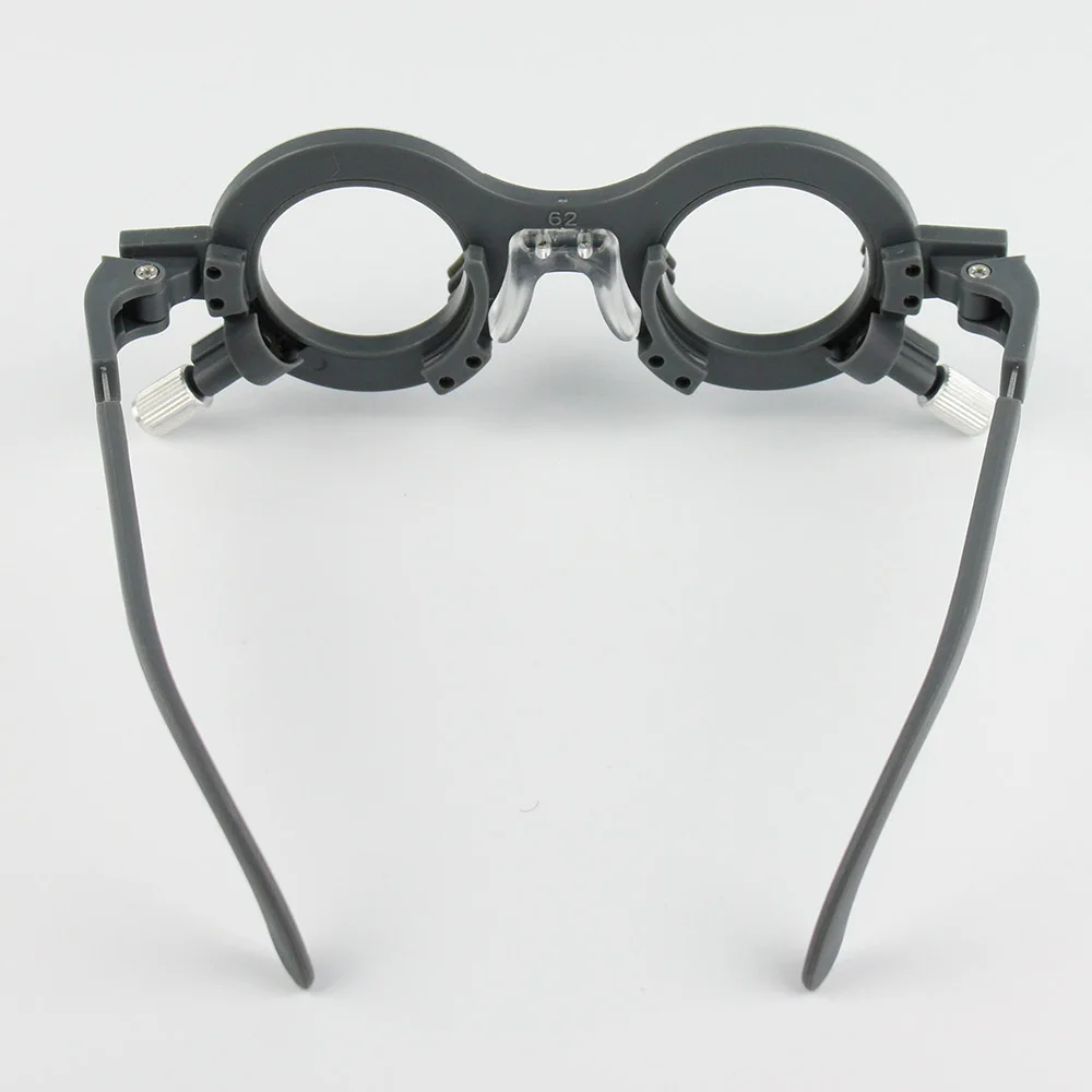New Design TF-X Plastic Optical Trial Frame Set Ophthalmic Trial Lens Frame 52-70mm Optional Fixed PD Grey Color 1pc