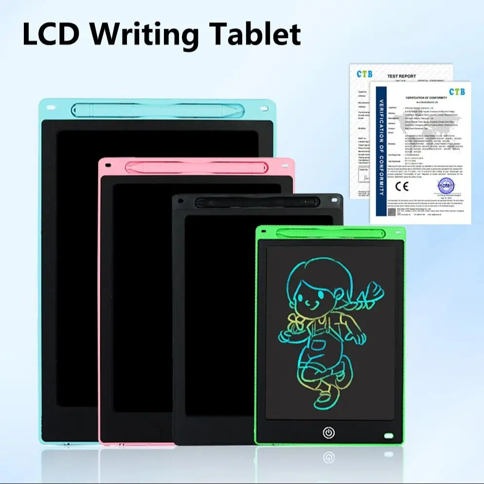  8.5/10/12 inch LCD Writing Tablet Drawing Board Montessori Educational Drawing Toys For Kids Students Magic Blackboard Toy Gift 