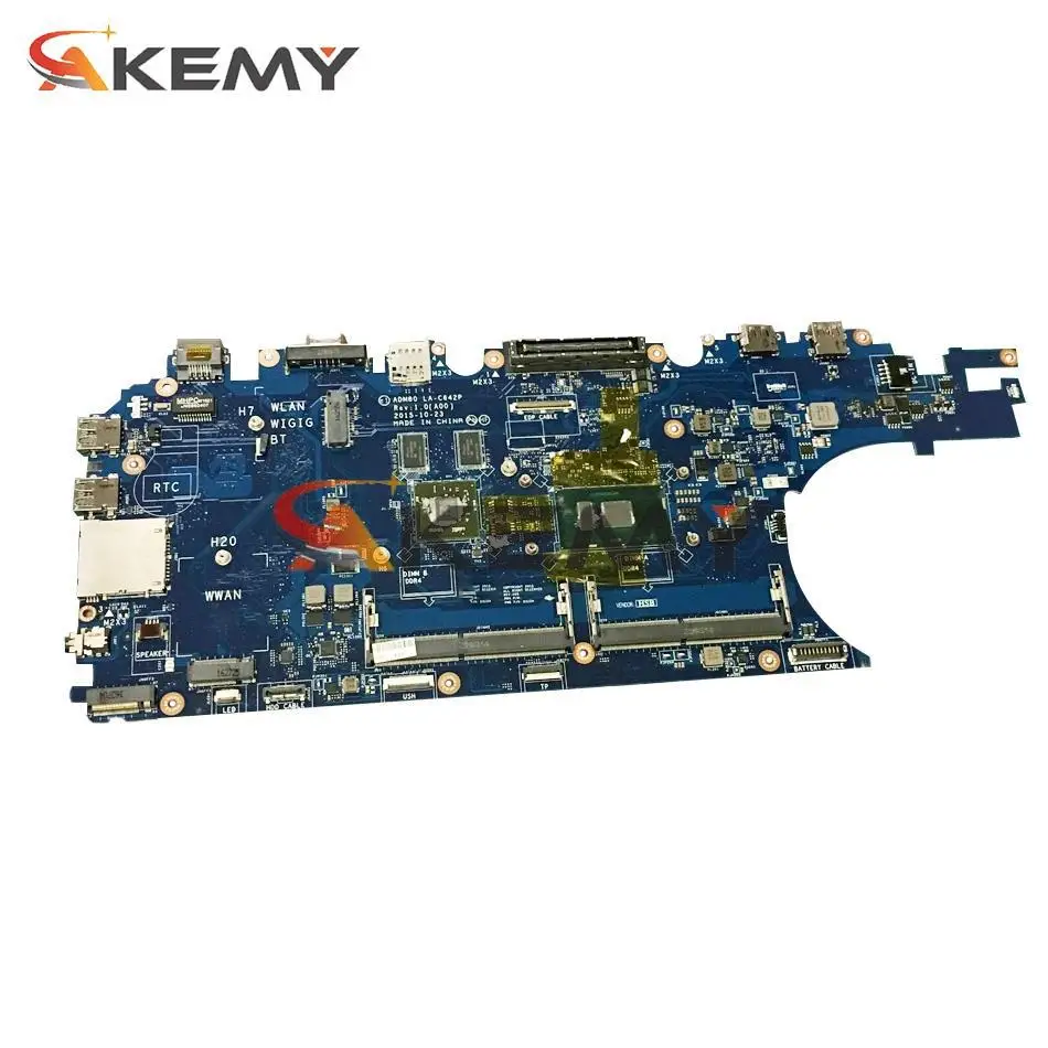 best cheap motherboard for gaming pc LA-C642P i7-6600U CPU CN- 0J1PDD J1PDD Mainboard For DELL Latitude 5570 E5570 Laptop Motherboard Test Good motherboard