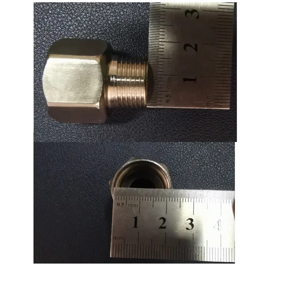 2 Adattatori Riduttori In Ottone Per Tubo Acqua, Da Filetto Femmina G 1/2 A Maschio 3/8, Raccordi A Compressione Con Guarnizione In Gomma, Per Rubinetto E Lavello