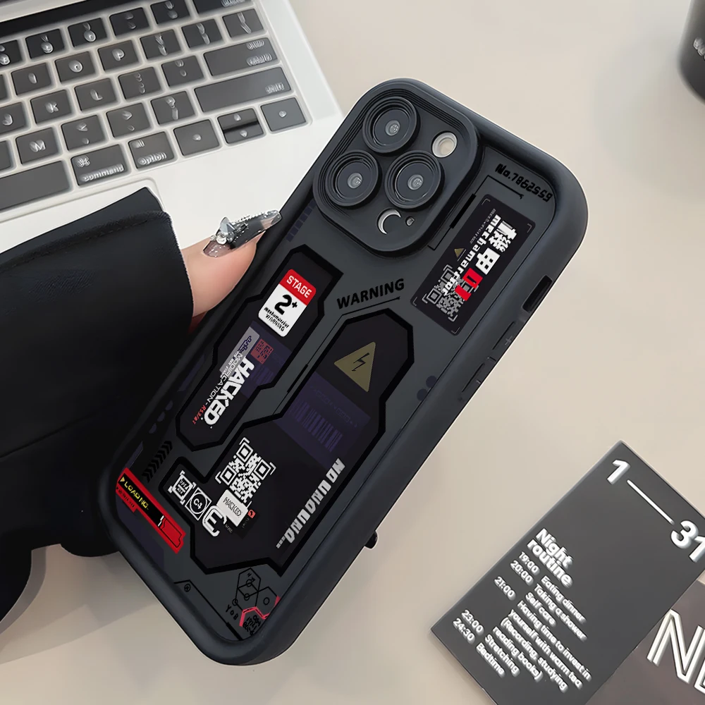 Fashion Mecha Style Phone Case: Sleek and Durable Design
