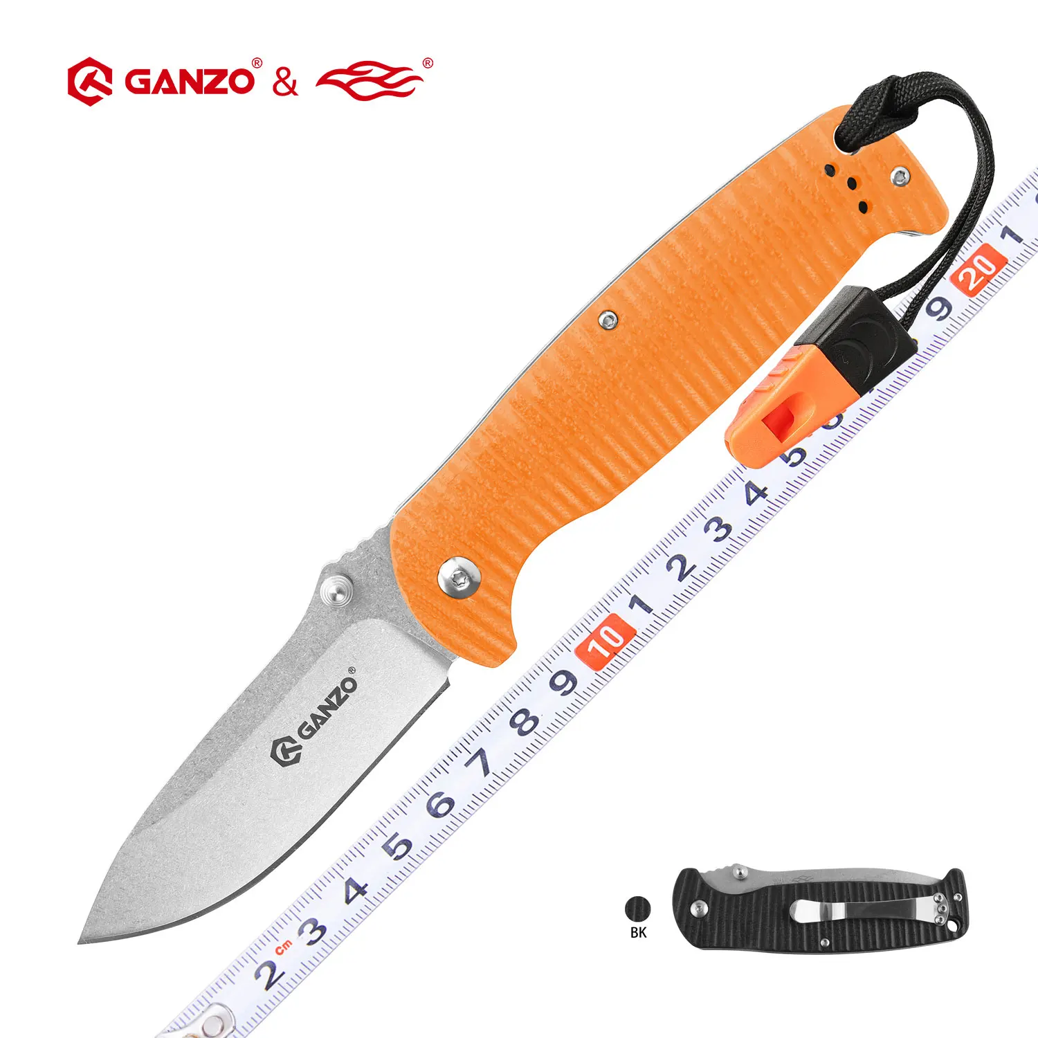 

Ganzo G7412P Firebird 58-60HRC 440C Blade G10 Handle Folding Knife Outdoor Survival Camping Tool Pocket Knife Tactical EDC Tool