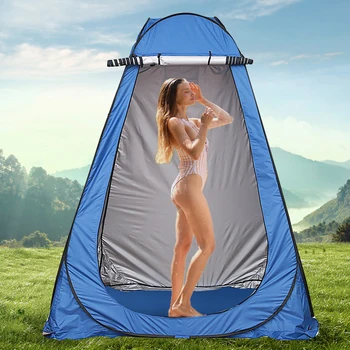 WESTTUNE Portable Pop-Up Camping Shower Tent Privacy Changing Fitting Room Tent Shelter Mobile Toilet Fishing Photography Tent 1