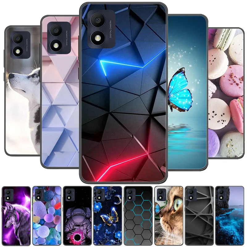 Per Alcatel 1B 2022 Custodia Fashion Cover Posteriore In Silicone Custodia Morbida Per Alcatel 1B 2022 Per Alcatel 1 B 2022 Fundas Coque