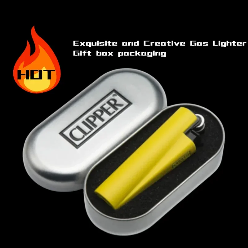 

CLIPPER Metal Grinding Wheel Lighter, Inflatable, Compact, Portable, Men's Toy Lighter