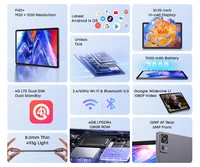 2024 CHUWI Tablet HiPad 11 Tablet Android 14 10.95" FHD 128GB ROM 6GB RAM  Tablets 7000MAH Battery 2.4G/5G WiFi tablette Ipad PC 2
