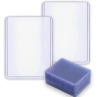 35PT Top Loader Clear Protective Trading Card Topload Holder Hard Plastic Card Sleeves Holder for Baseball Card Sports Cards 1