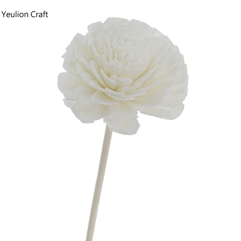 YeulionCraft 9 개/몫 꽃 아로마 테라피 등나무 불 없음 아로마 디퓨저 스틱 홈 거실 향기로운 향 용품