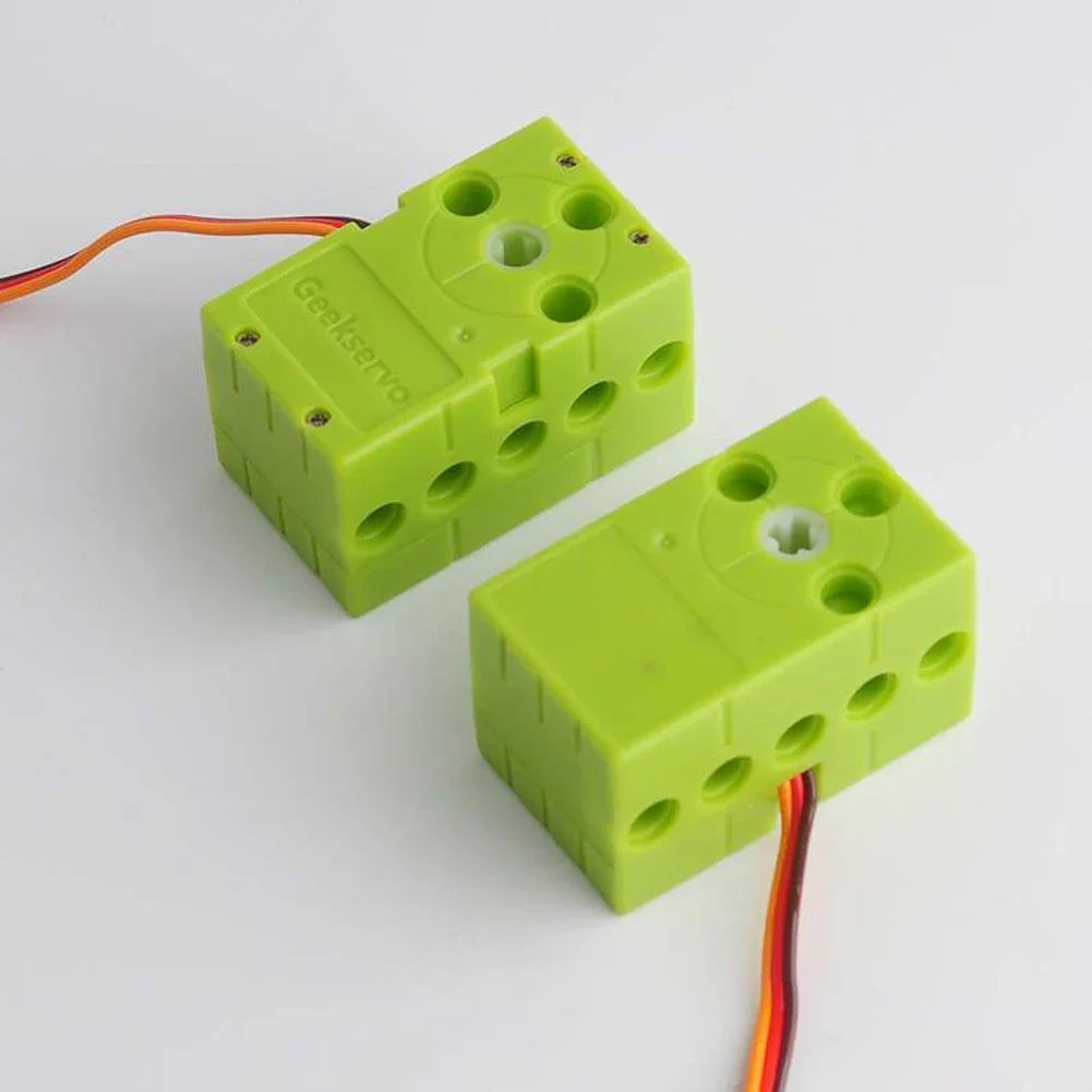 0.7kg Geekservo Continuous Rotation Servo 360 Degree Forward Reverse Green 4.8V-6V PWM Control Compatible With legoeds Microbit