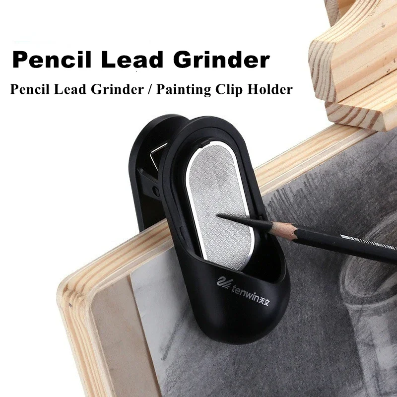 Tenwin Professional Pencil Sharpener  Spring Clip Folder for Charcoal  Sketch Artists