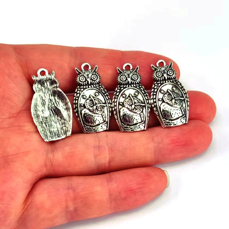 

50pcs owl Mothers and Children pendant charm for women man accessories