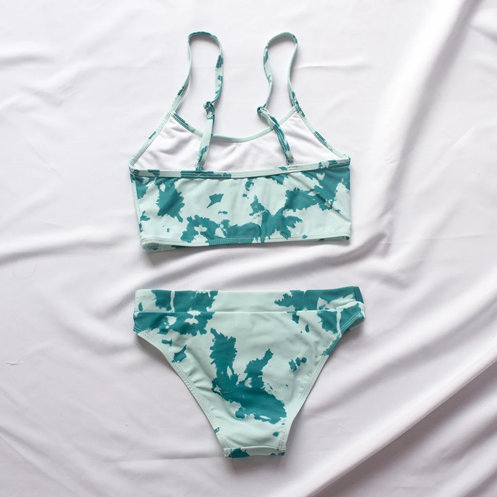 tie dye shein bathing suits for tweens