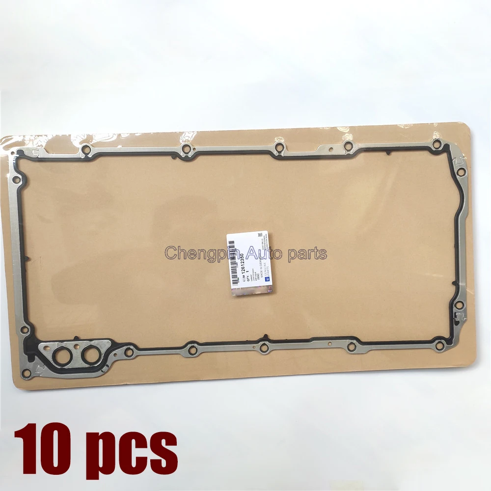 10X Engine Cylinder Head Gasket Oil Pan Gasket 12612350 For Chevrolet
