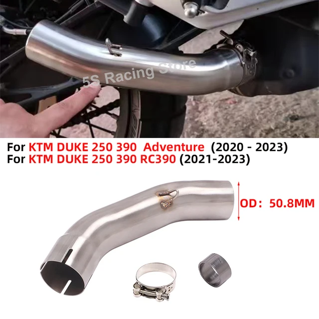 Slip-on For KTM 390 adventure DUKE 250 390 RC390 ADV 2020 2021 2022 2023 Motorcycle Exhaust Escape Muffler Modify Mid Link Pipe