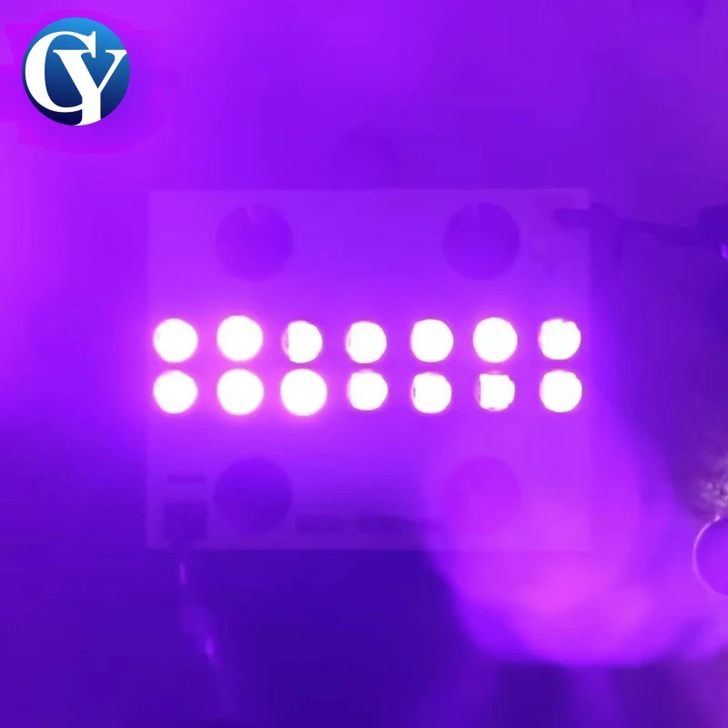 40W UV LED 경화 램프 3535 365nm 385nm 395nm 405nm UV LED 램프 3D 프린팅 잉크 접착제 경화용