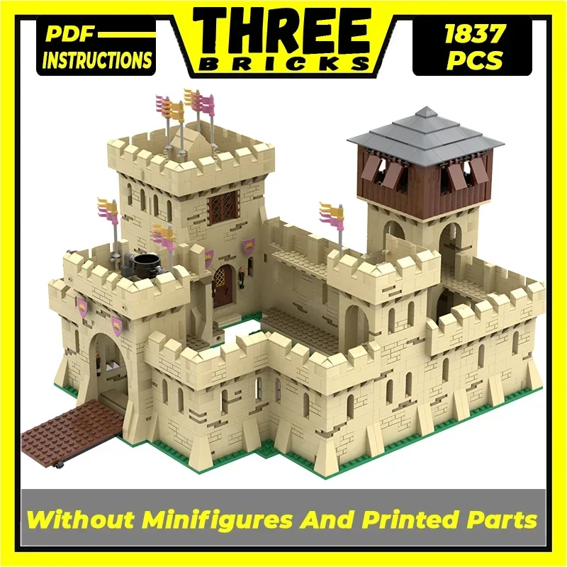 Moc Building Bricks Modello Militare Moderno 375 Yellow Castle Technology Blocchi Modulari Regali Giocattoli Di Natale Set Fai Da Te Assemblaggio