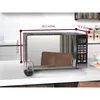 Emerson MWG1191SB Countertop Microwave Oven,1100W,10 Power Levels,Glass Turntable and Child Safe Lock,1.1 Cu. Ft,Stainless Steel 3