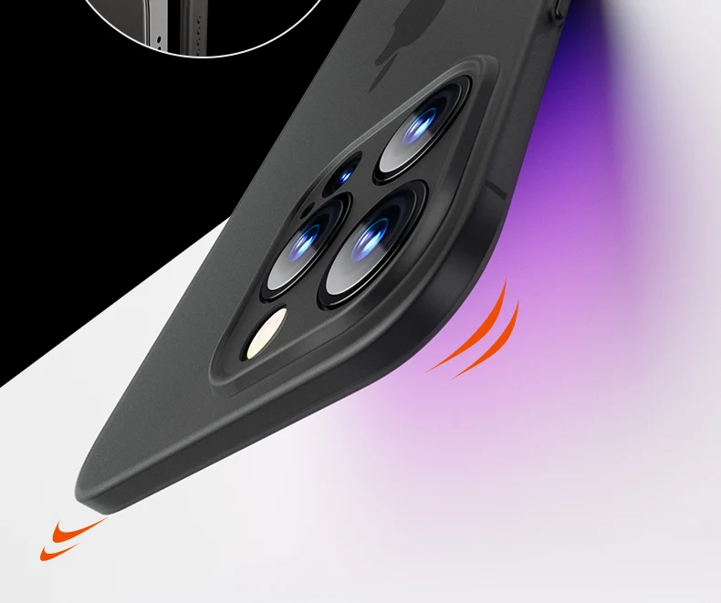 Ultradünne, matte, durchscheinende Hülle für iPhone 16, 17, 15, 14, 13, 12 Mini 11 Pro X Xr Xs Max Plus SE, klare, weiche, harte Rückseite, schlanke Abdeckung – Detail 8