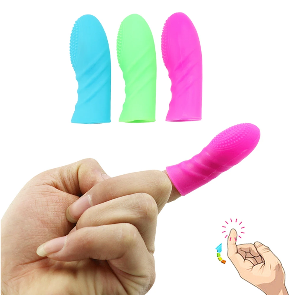 Finger Sleeve Vibrator G Spot Massage Vagina Clit Stimulate Masturbator Sex Toys For Women Couples Orgasm Adult Games
