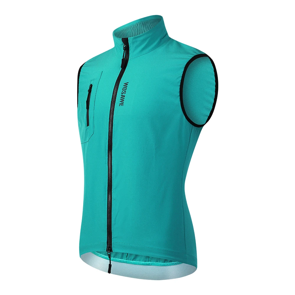 Cycling Vest Men's Windproof Cycling Vest With Zipper Pocket