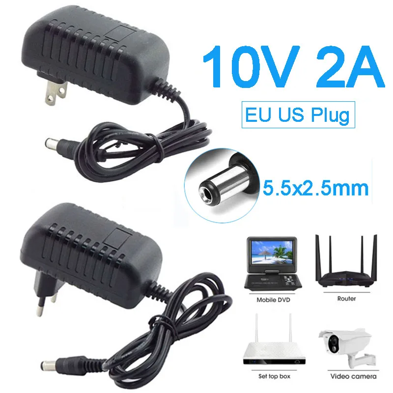 

Импульсные блоки питания 10 В переменного тока 100-240 В в постоянный ток 10 в 2 а адаптер питания преобразователь настенное зарядное устройство для телефона