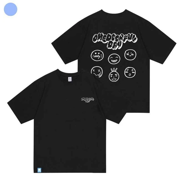 Boynexdoor-男性と女性のための半袖Tシャツ,印刷された文字