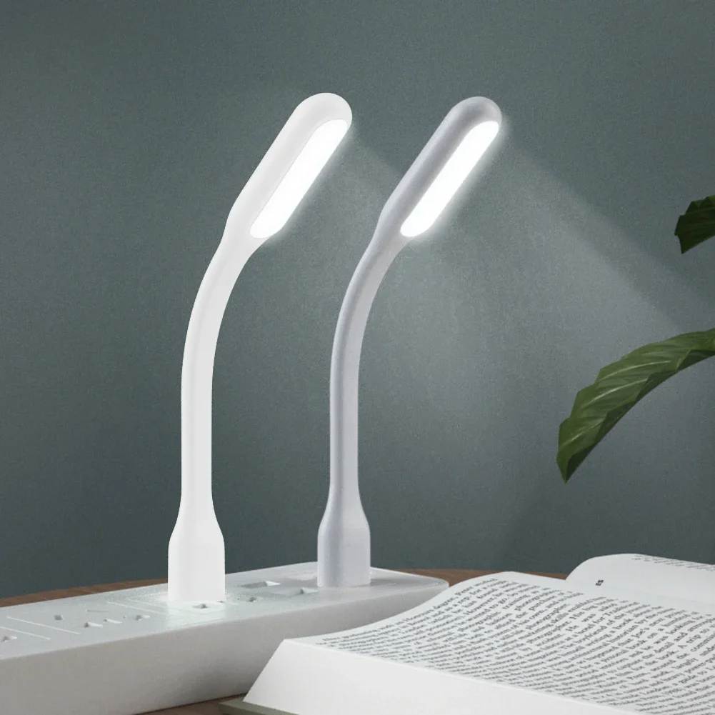 Led Light USB LED Book Light Flexible Portable Night Gooseneck Compatible For Power Bank Laptop Notebook
