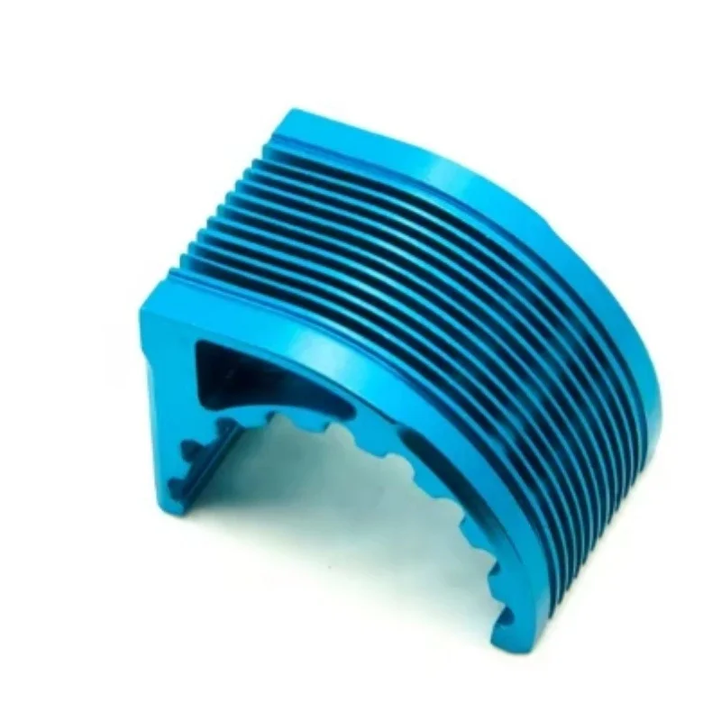 Radiateur CNC 42mm avec Ventilateur 40mm pour Moteur RC - Rouge/Bleu