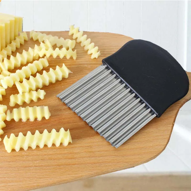 Multifunctional Potatoes Cutter Tools Wolf Tooth Potato Cutter Vegetable Fruit Crinkle Wavy Potato chip wave Kitchen Tool vegetable slicer,french fry cutter