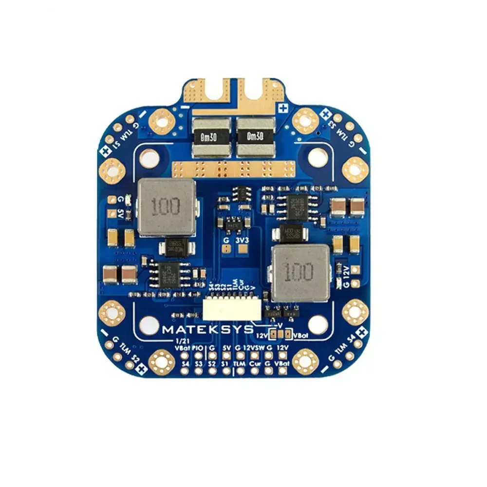 Matek FCHUB-12S V2 PDB 5V/12V BEC Capteur Courant 3-12S Lipo Drone FPV