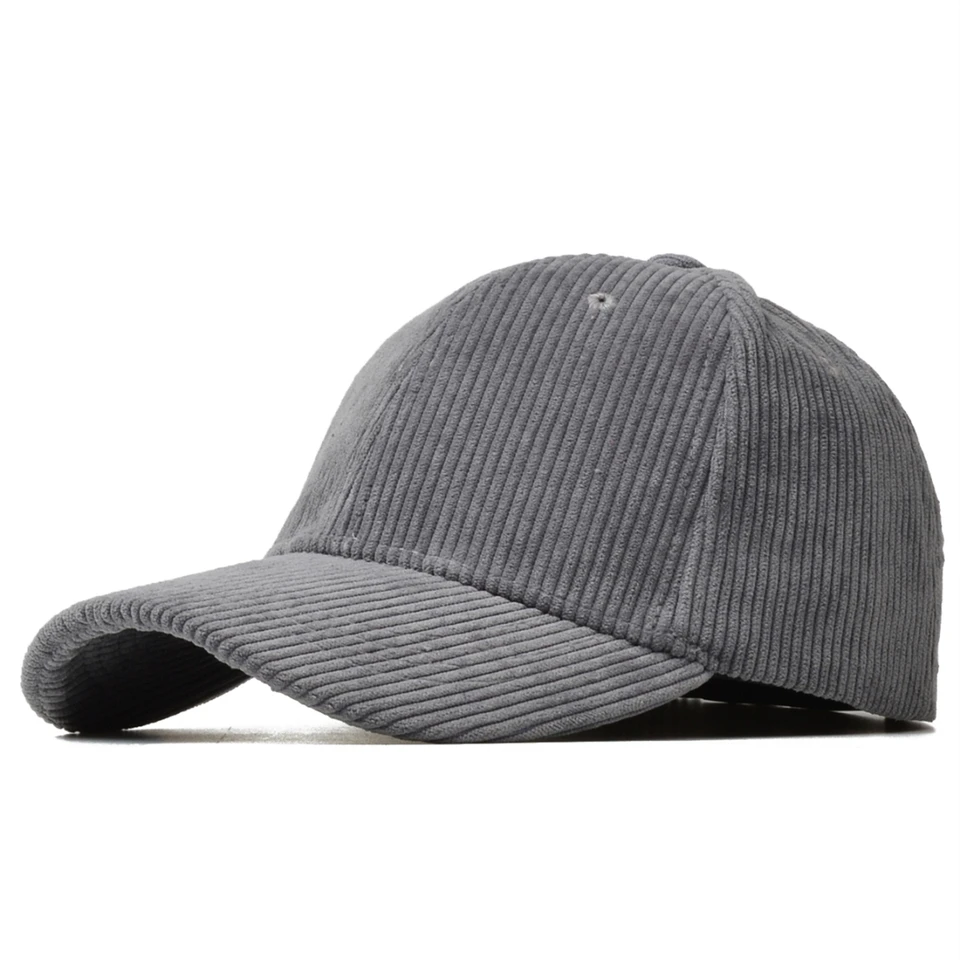 Berretti da baseball in velluto a coste per uomo donna cappello da baseball parasole tinta una cappelli da camionista da uomo cappelli da papà  200000297