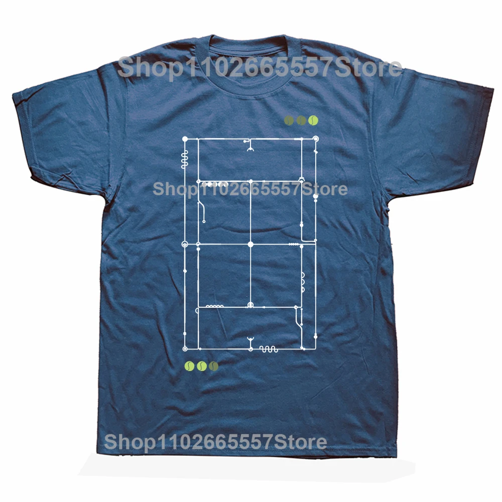 Whimsical Tennis Graphic Unisex Oversized Cotton T-Shirt