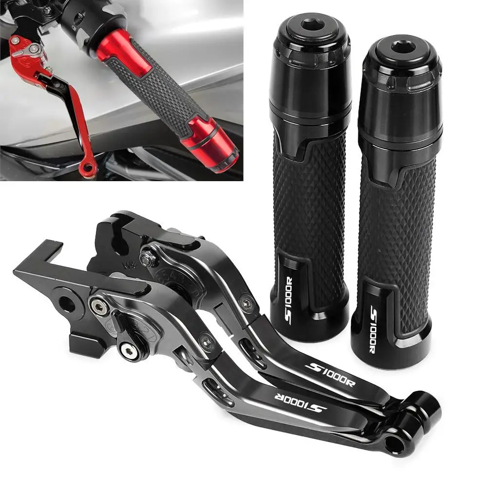 

Motorcycle CNC Brake Clutch Levers Handlebar knobs Handle Hand Grip Ends FOR BMW S1000R 2010 2011 2012 2013 2014