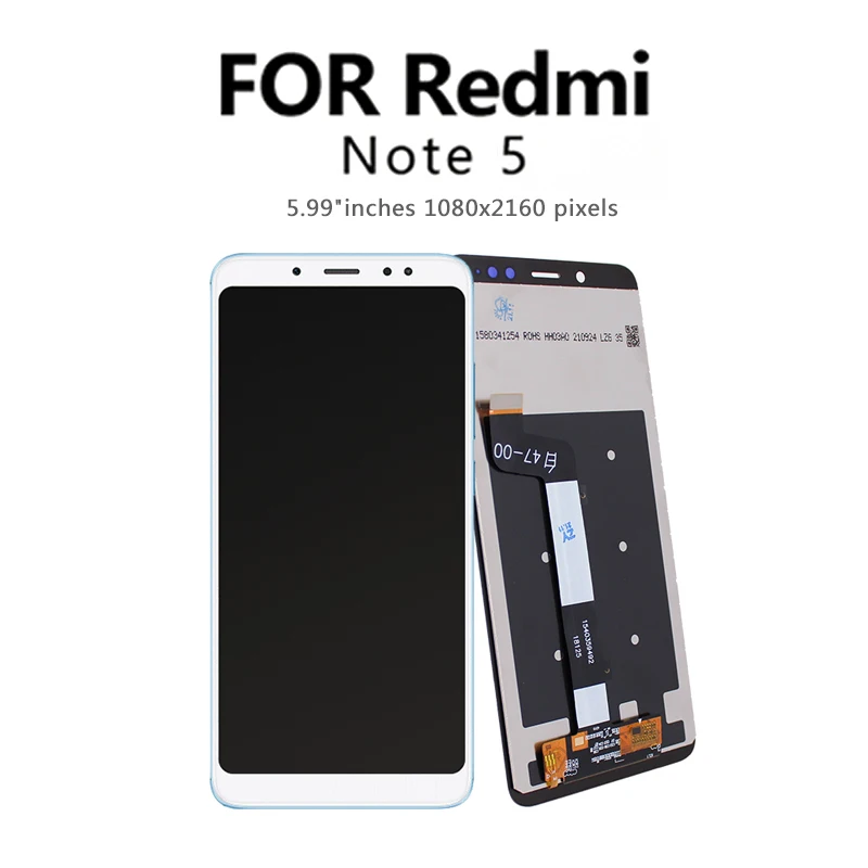 

ЖК-дисплей 5,99 дюйма для Xiaomi Redmi Note 5, ЖК-дисплей с сенсорным экраном и дигитайзером в сборе для Redmi Note 5 Pro