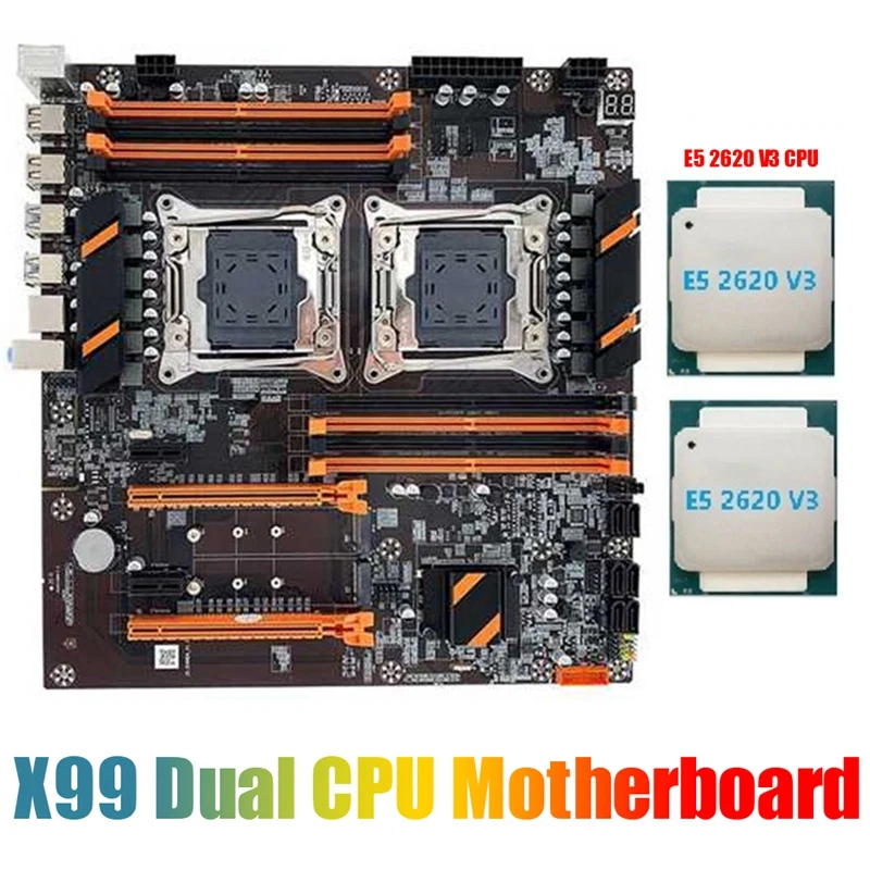 X99 Dual Cpu Motherboard Support Ddr4 Ecc Memory Support 2011v3 Cpu