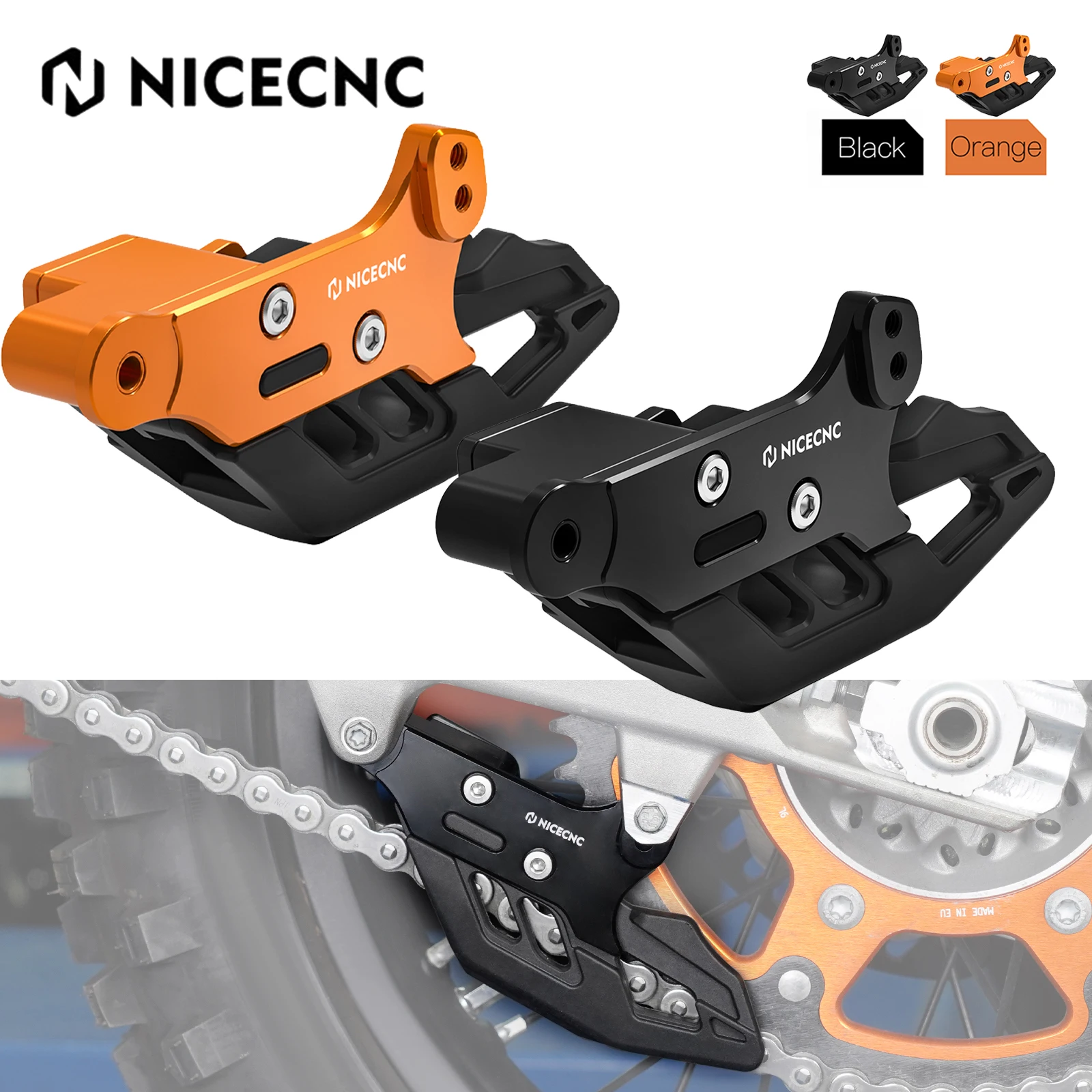 

For 2008-2024 KTM 690 Enduro SMC R Chain Guide Guard 790 Adventure 890 Adventure 2019-2023 Husqvarna 701 Enduro Norden 901