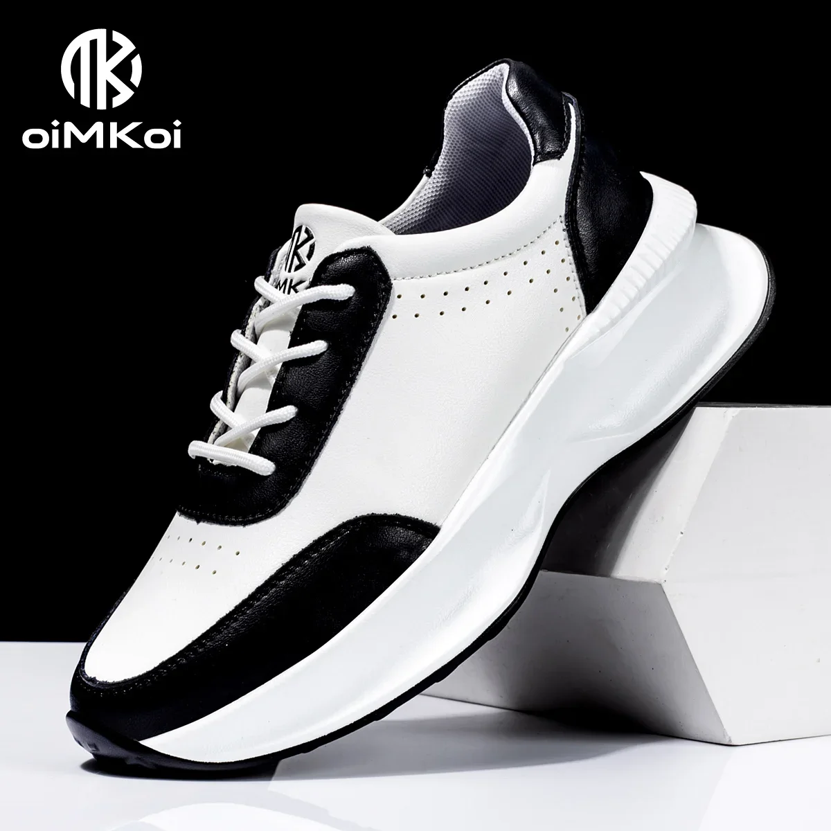 OIMKOI Men/Women Fashion Ai Cushion Running Shoes Breathable Zapatillas Hombre Couple Fitness Sneakers