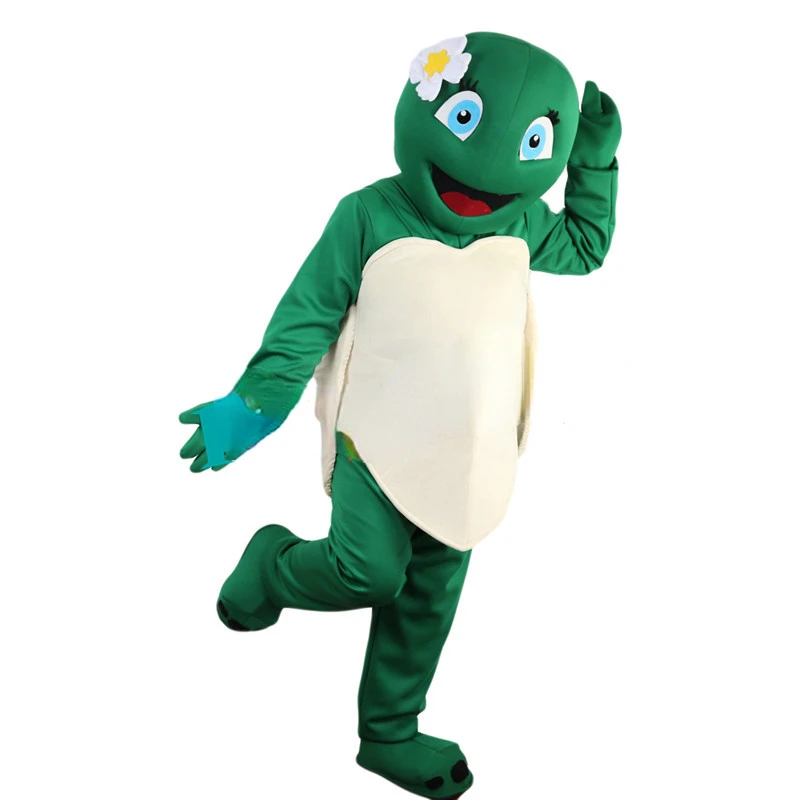 Disfraz personalizado de tortuga, traje de Mascota de dibujos animados,  disfraz de actuación de escenario, títere para caminar, disfraz de bestia|  | - AliExpress
