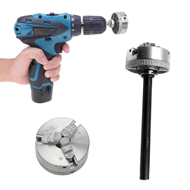 Mandrino Tornio A 3 Ganasce - Per Mini Tornio Metallo, Serraggio 1,8-56mm - Foto 4