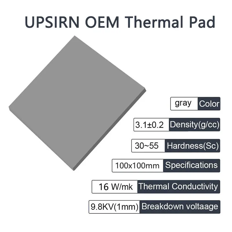 UpsirenOEMHeatDissipationSiliconePadCPUGPUGraphicsCardWater