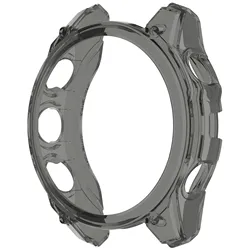 Durable TPU Protective Case Cover - Versatile Bumper and Shell - Fenix 8 51mm (Transparent Black)