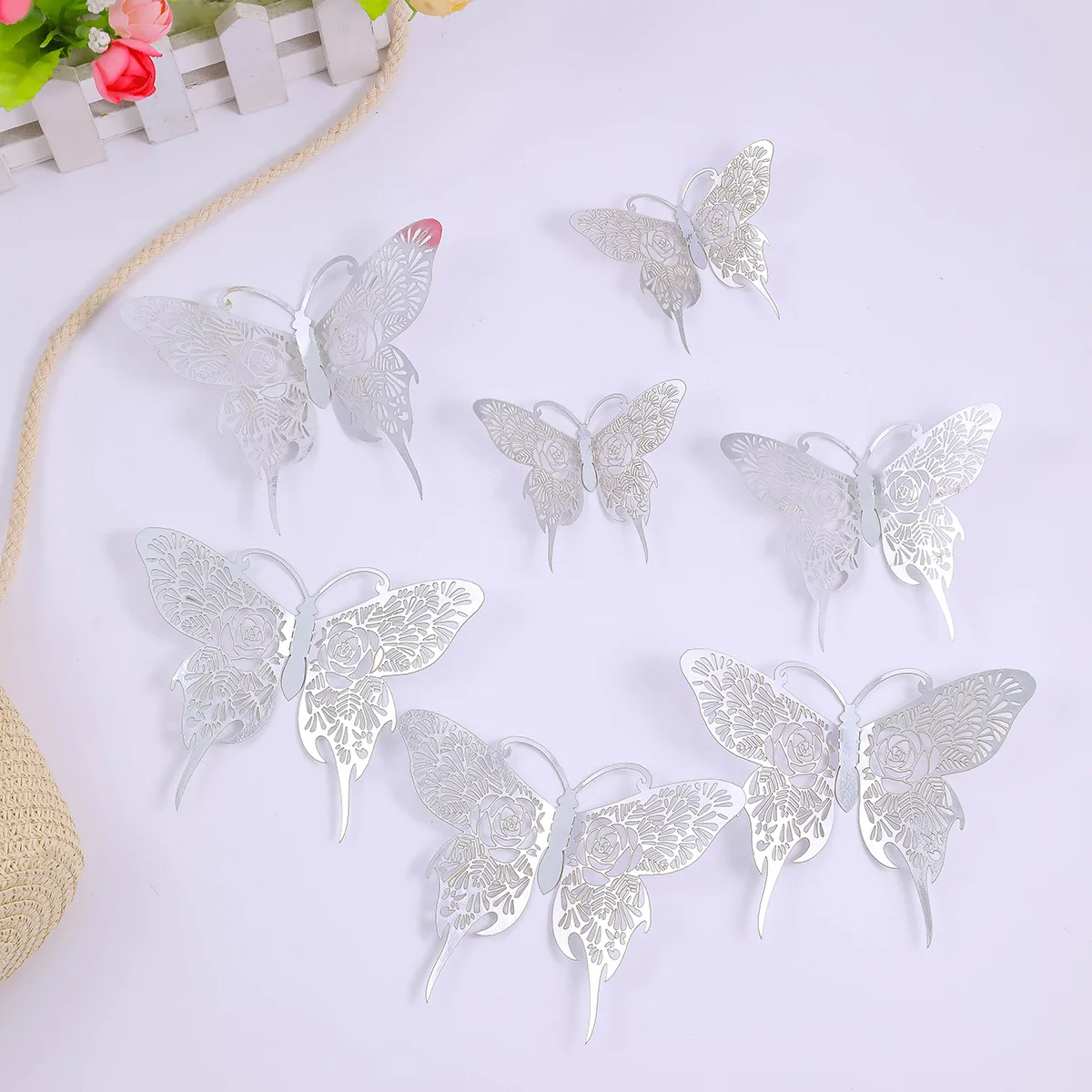 Butterfly Cake Toppers - Assorted Colors for Celebrations and DIY Decor